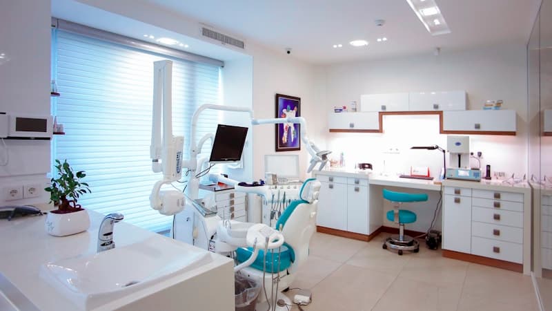 Modern dental clinic treatment room