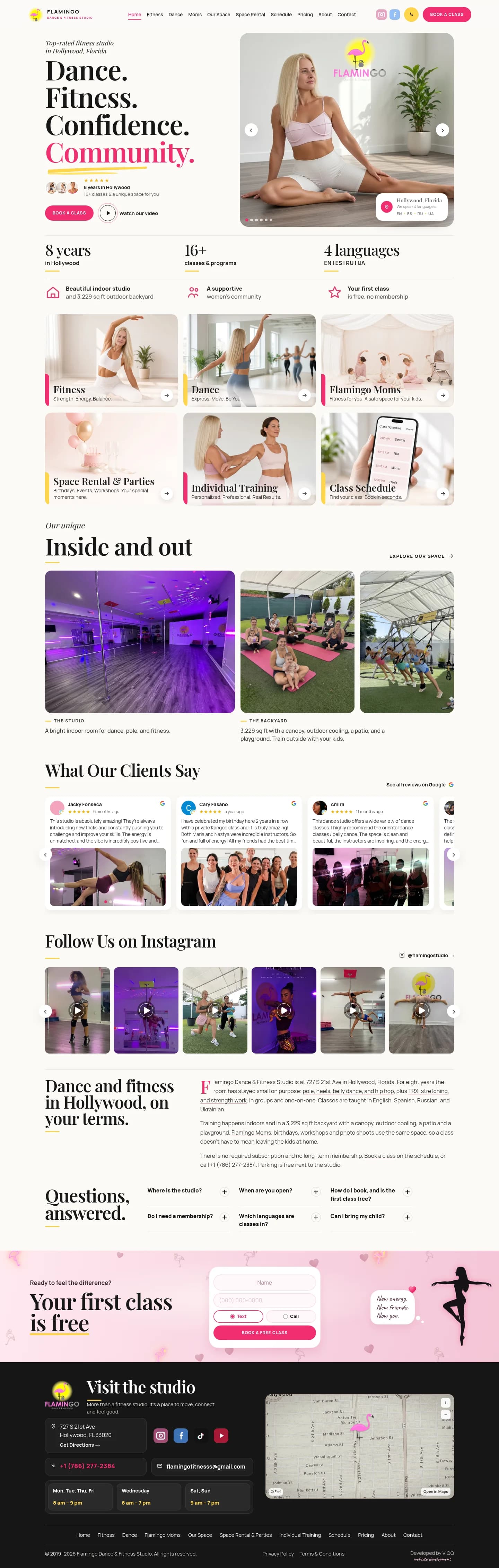 Flamingo / Homepage