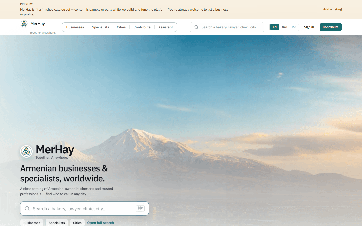 After - live website
