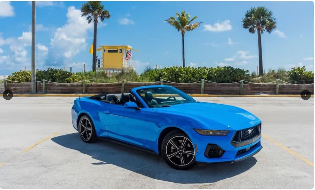 Ford Mustang convertible — Miami Cabriolet fleet