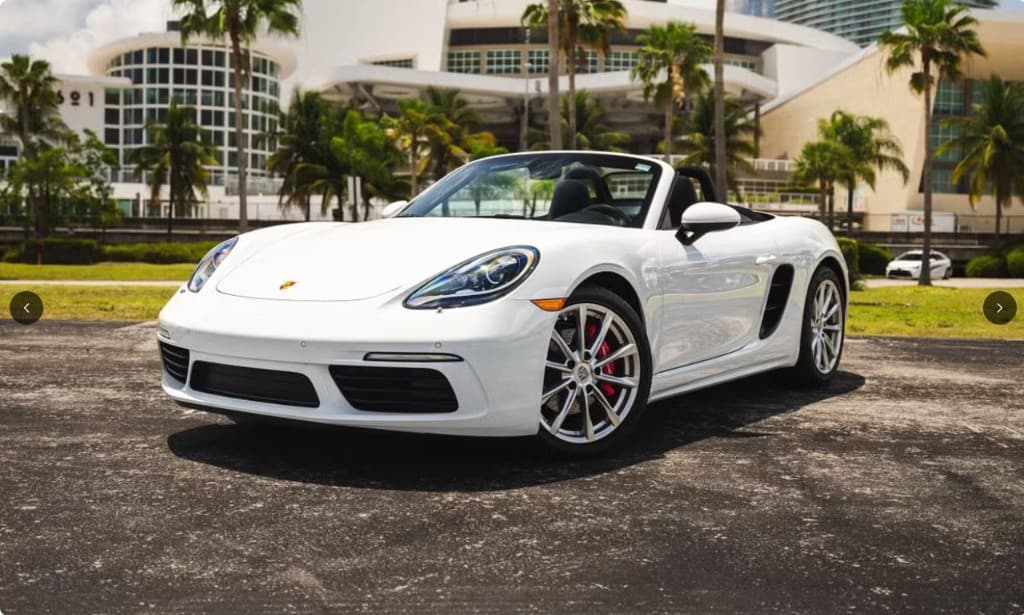 Porsche 718 Boxster — Miami Cabriolet fleet