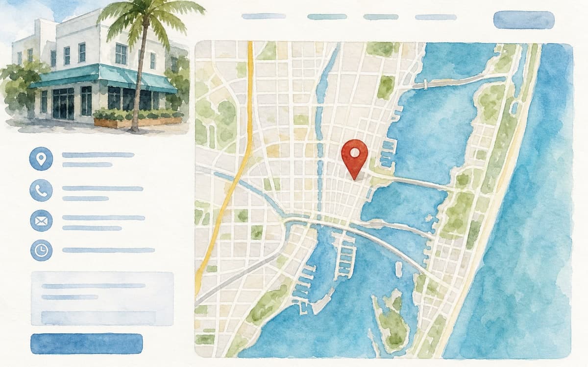 Google Maps Embed - quick setup task for Miami businesses | VIQQ
