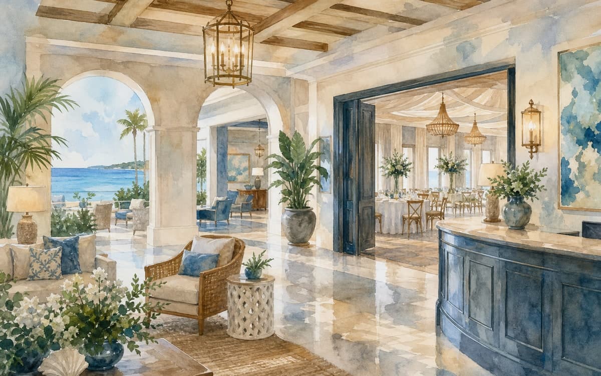Boutique hotel event space in South Florida