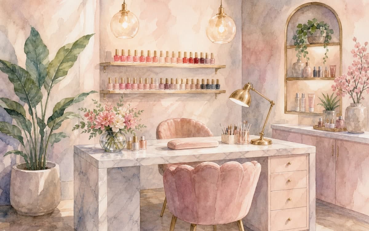 Boutique nail art studio in Miami