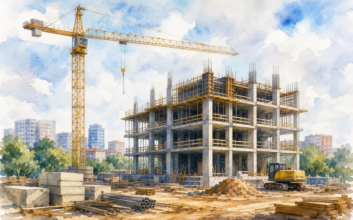 New construction development rendering in Miami