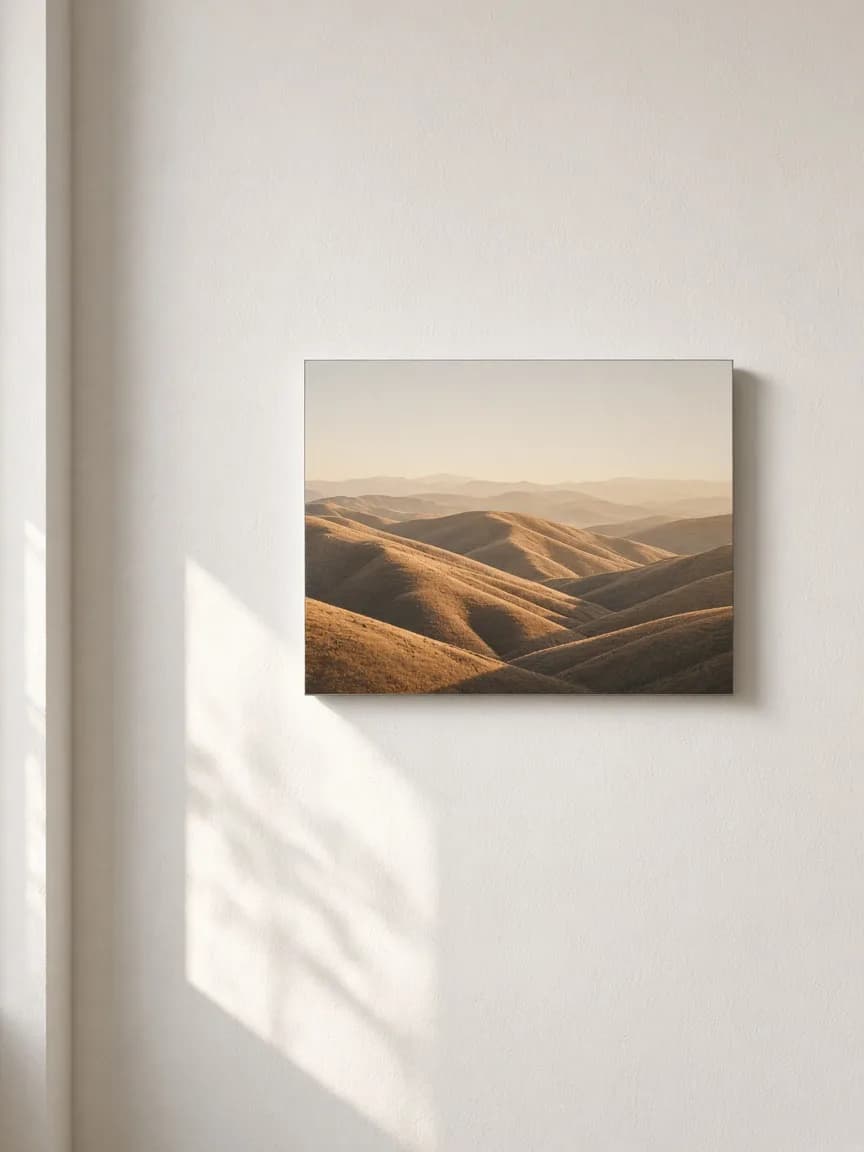 Metal print product art direction