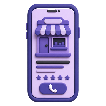 Mobile homepage with clear offer and call action